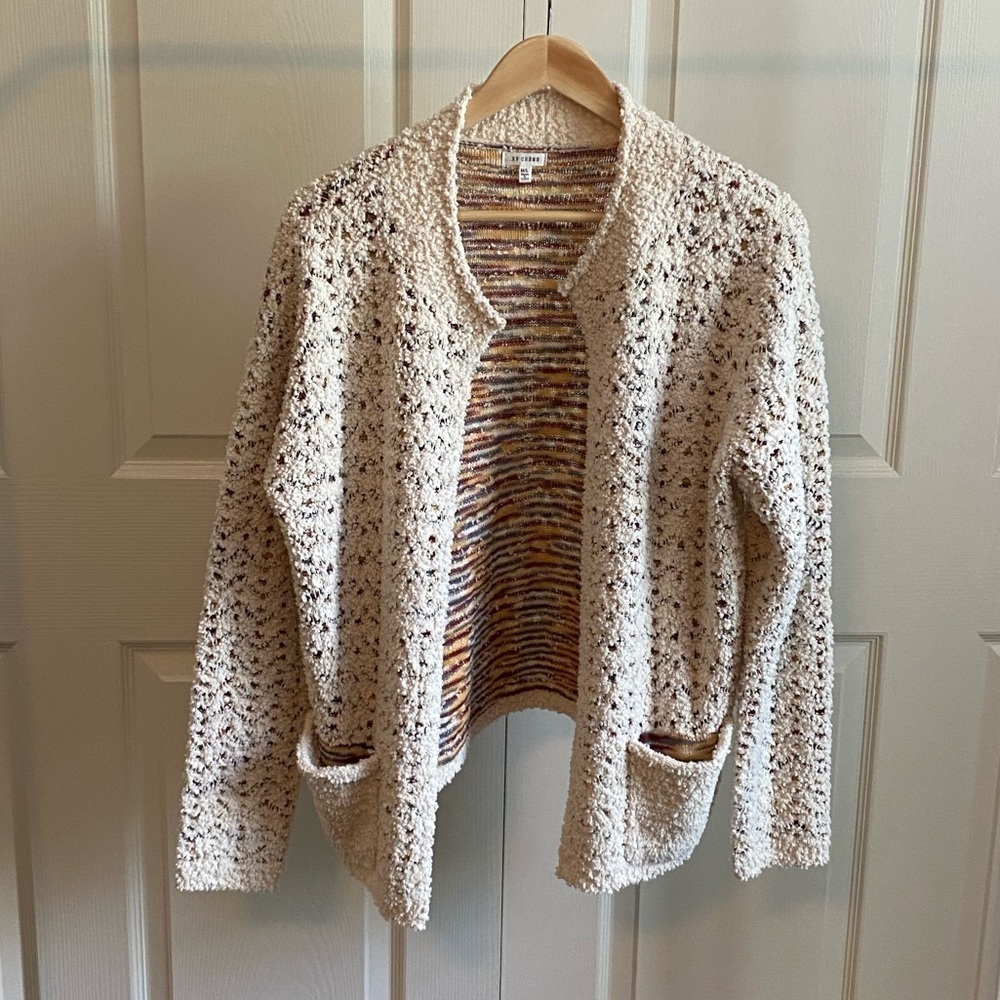 VICI Color Burst Pocketed Cardigan, M/L